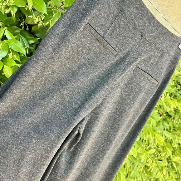 Kit And Ace Flare Trouser Pants Charcoal Grey High-Waisted Womens Size 4 S / M - Picture 6 of 8